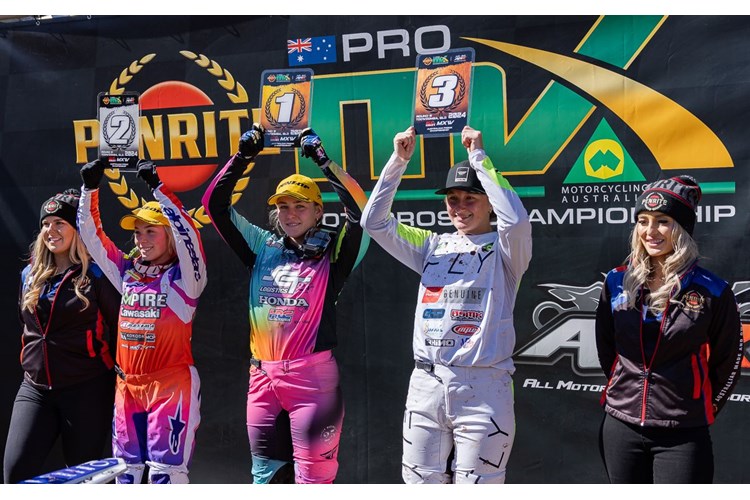 Taylah McCutcheon also finished in P2 in her first race back from injury | PHOTO: ID MEDIA GROUP